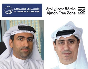 Ajman Free Zone And Al Ansari Exchange Tie Up To Facilitate The Payment Of Company Dues And Fees
