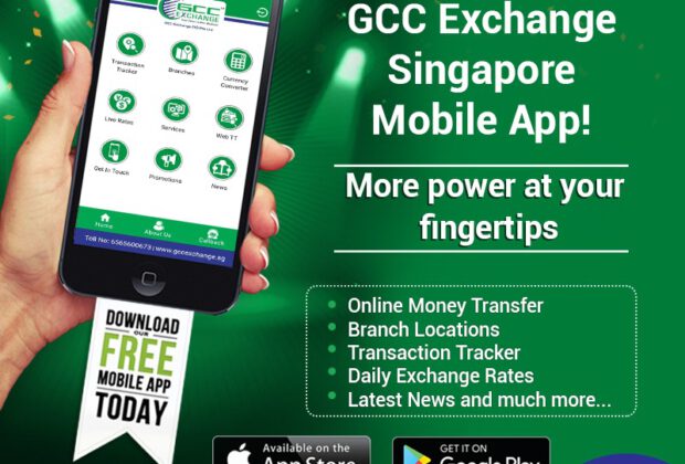 GCC Exchange Unveils its Mobile App for its Singapore Customers